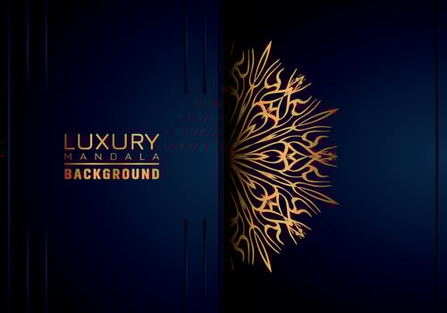 Luxury mandala background ornamental, arabesque style With Golden Arabesque Pattern Style. Decorative Mandala Ornament For Print, Brochure, Banner, Cover, Poster, Invitation Card vector
