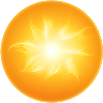 Sun png with AI generated.