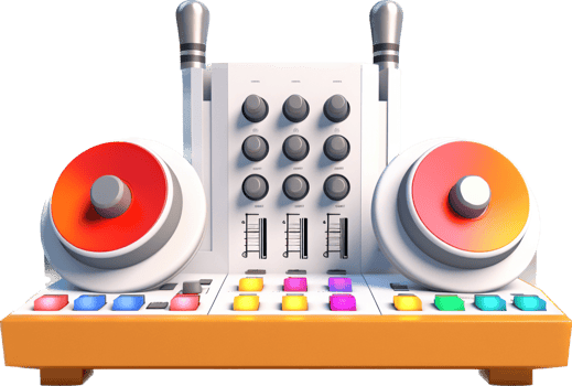 Audio png with AI generated.