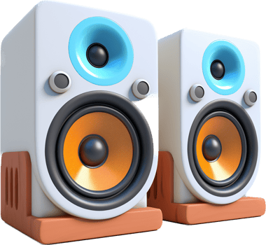 Audio png with AI generated.