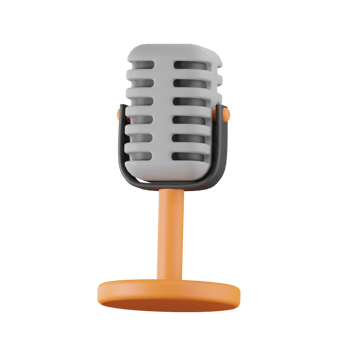 Mic Music Studio 3D Illustrations png