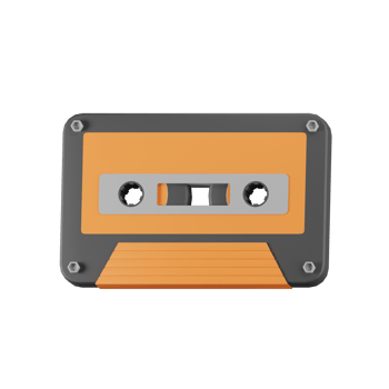 Music Cassette Music Studio 3D Illustrations png