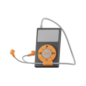 Music Pod Music Studio 3D Illustrations png
