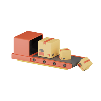 Package Sortir Delivey Package 3D Illustrations png