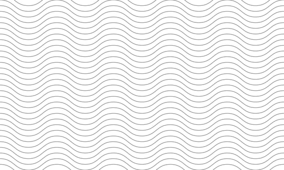 Grey curvy line seamless pattern. Waves Pattern. Vector Background.