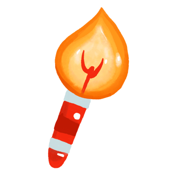 Watercolor and drawing vintage candle Digital painting of icon illustration. Christmas and new year element decoration. png