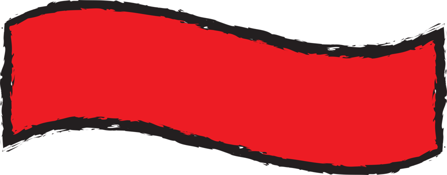 The red label sketch frame for present concept png