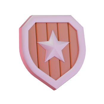 Shield Game Assets 3D Illustrations png