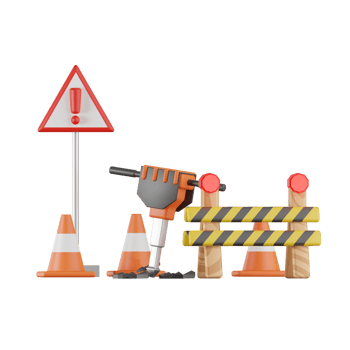 Jackhammer Construction  3D Illustrations png