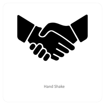 Hand Shake and partner icon concept vector