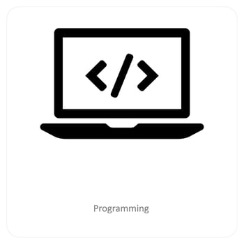 Programming and application icon concept vector