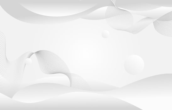 Elegant White Abstract Background with Line Waves for Business presentation vector