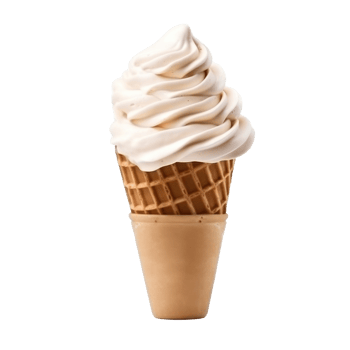 Ice cream cone isolated png