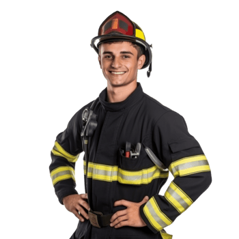 Man fire fighter png
