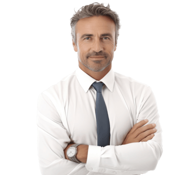 Businessman on isolated png