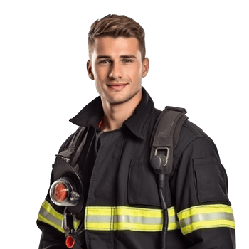 Man fire fighter png