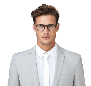 Businessman on isolated png