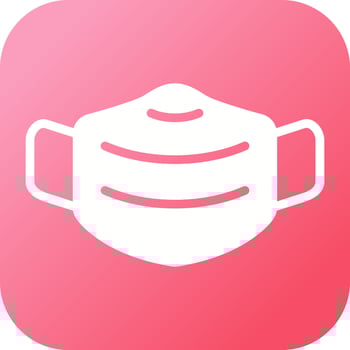 N95 mask Vector Icon