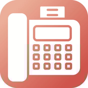 Fax Machine Vector Icon