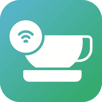 Smart Coffee Mug Vector Icon