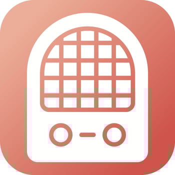 Portable heater Vector Icon