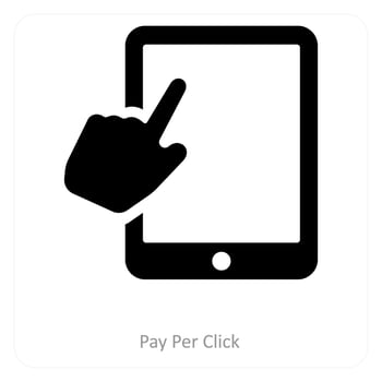 Pay Per Click icon concept vector