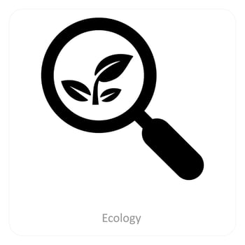 ecology and renewable icon concept vector