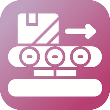Conveyor Belt Vector Icon