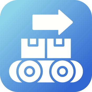 Conveyor Vector Icon