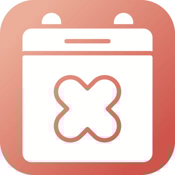Calendar Xmark Vector Icon