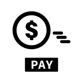 Pay icon. Coin Payment. Vector. vector