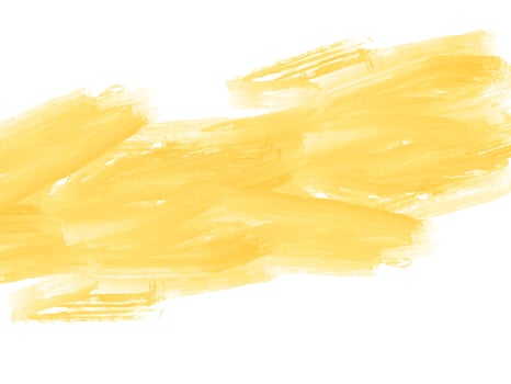 Elegant Yellow watercolor brush stroke design background vector
