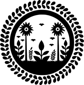 Boho, Minimalist and Simple Silhouette - Vector illustration