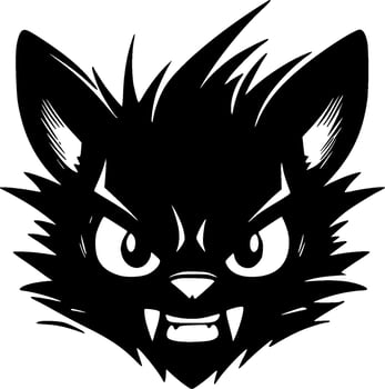Cat, Minimalist and Simple Silhouette - Vector illustration