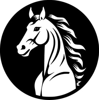 Chess, Black and White Vector illustration