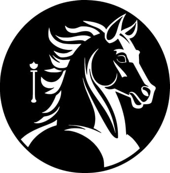 Chess - Minimalist and Flat Logo - Vector illustration