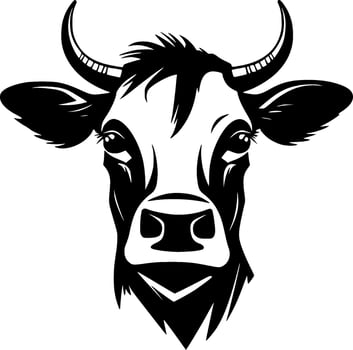 Cow - High Quality Vector Logo - Vector illustration ideal for T-shirt graphic