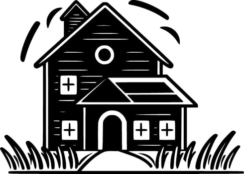 Farmhouse - High Quality Vector Logo - Vector illustration ideal for T-shirt graphic