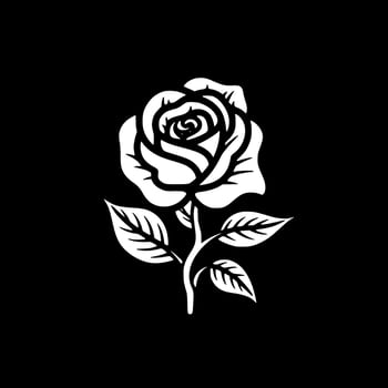 Flower, Minimalist and Simple Silhouette - Vector illustration