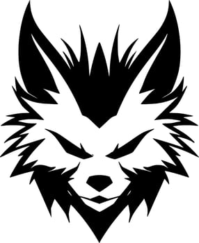 Fox, Minimalist and Simple Silhouette - Vector illustration