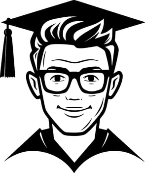 Grad, Minimalist and Simple Silhouette - Vector illustration