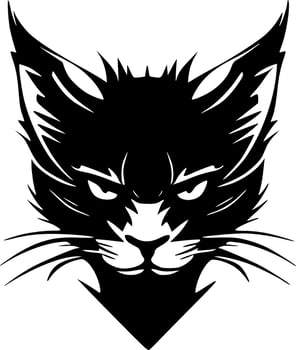 Wildcat - Minimalist and Flat Logo - Vector illustration