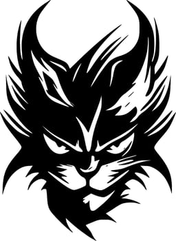 Wildcat - Minimalist and Flat Logo - Vector illustration