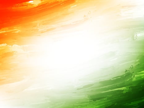 Decorative Indian flag theme Independence day 15th august tricolor background vector