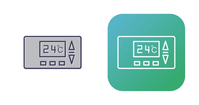 Thermostat Vector Icon