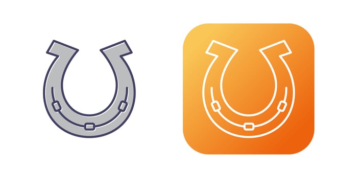 Horse Shoe Vector Icon