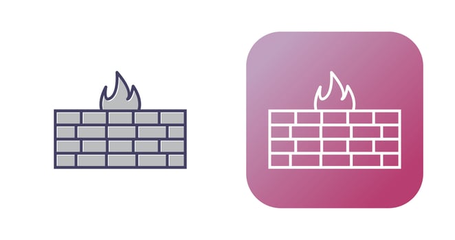 Firewall Vector Icon