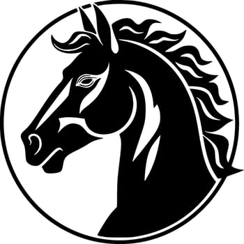 Chess, Black and White Vector illustration