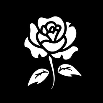 Flower, Minimalist and Simple Silhouette - Vector illustration