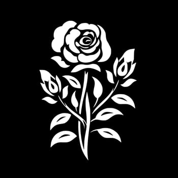 Flowers - Minimalist and Flat Logo - Vector illustration